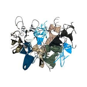 HUGE Bundle TEMU Bikinis Sets and Other Swimwear Coverups One Piece Size Small